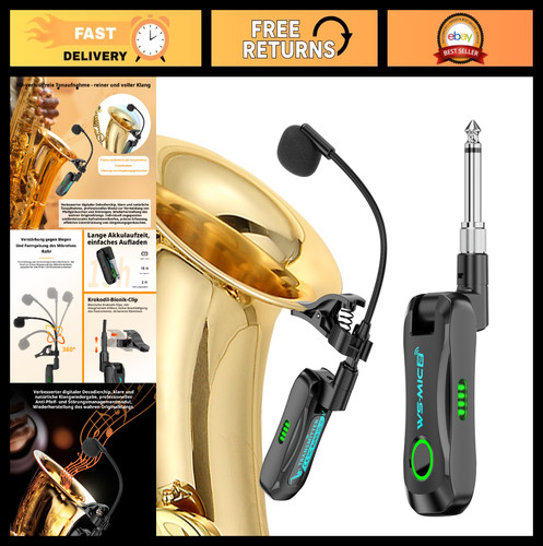Wireless clip saxophone - wireless, clip-on